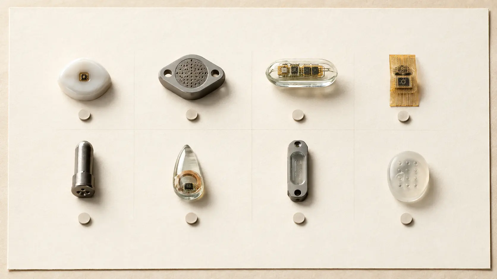 A museum-style atlas of miniature biometric interface objects